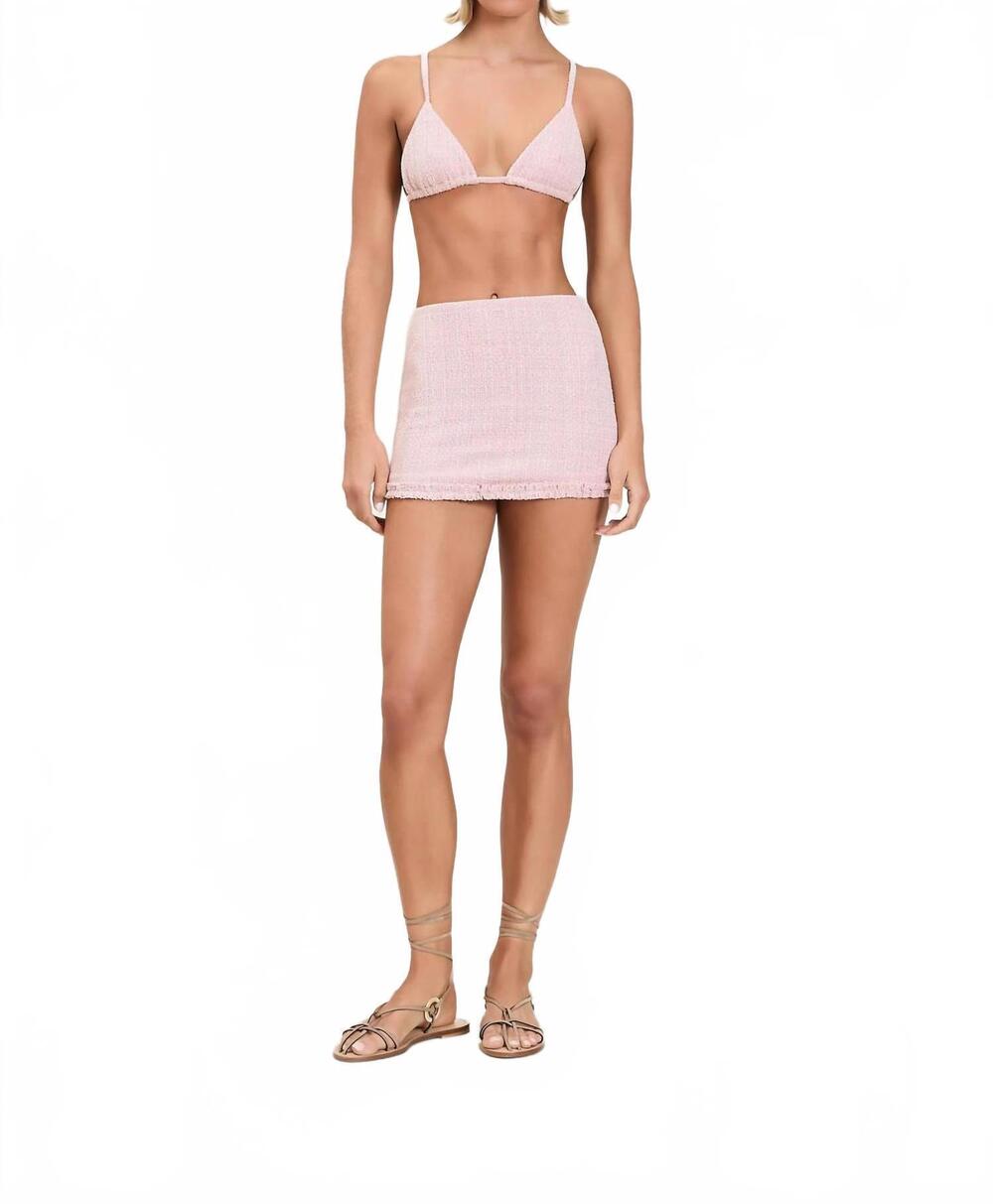 NEW DEVON WINDSOR bianca skirt in rose cream